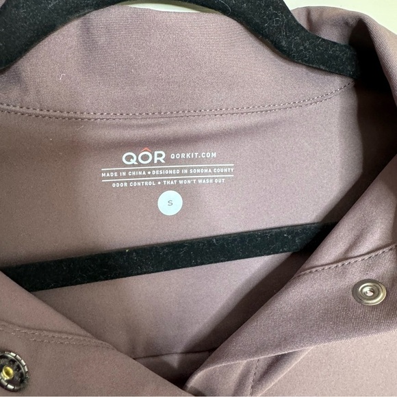 Qor purple light weight button front jacket small - Picture 4 of 10